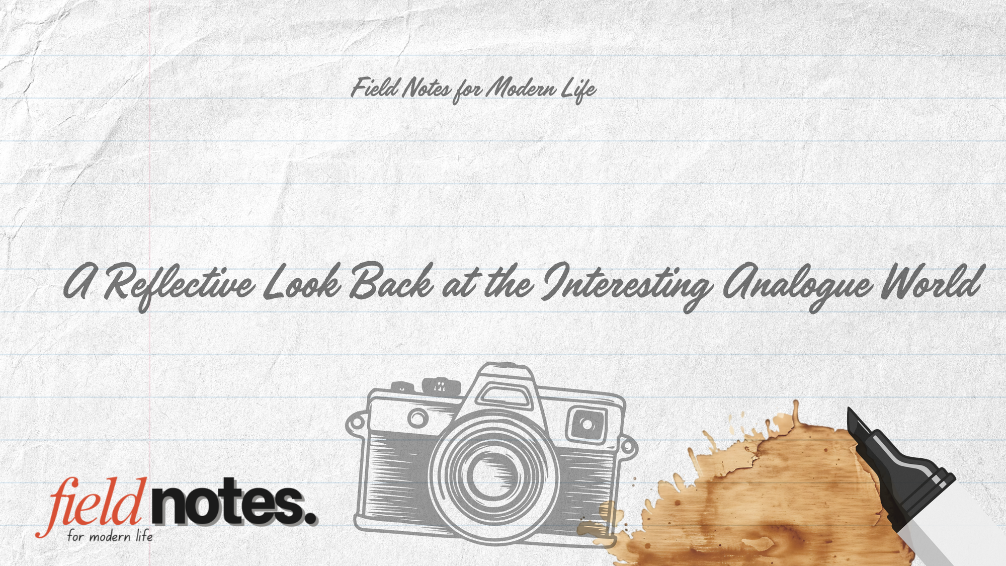 and old camera and an old video